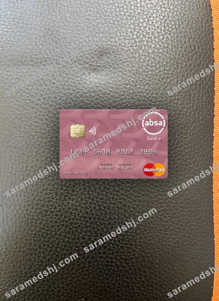 Zambia Absa Bank Zambia Plc mastercard photolook front